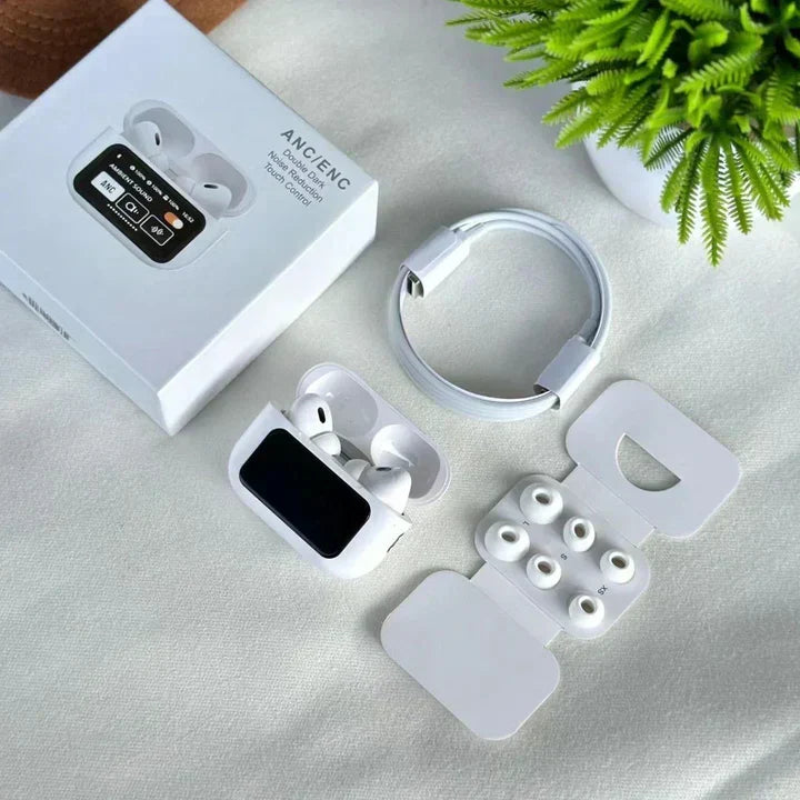 A9 Pro Touchscreen LED Earbuds ā ANC Wireless Earbuds with Smart Display & 48H Battery