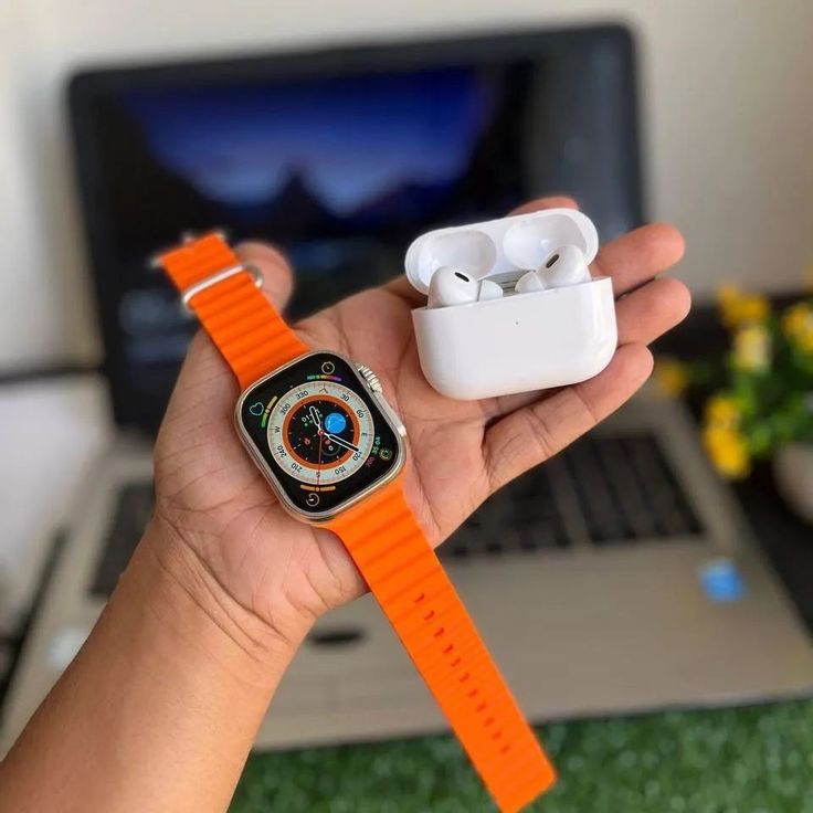 i20 Ultra Max Suit Smartwatch with Earphones