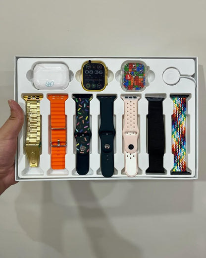 i20 Ultra Max Suit Smartwatch with Earphones