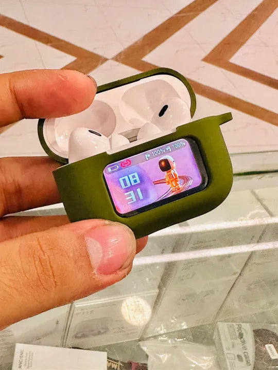 Silicone AirPods Case with Keychain – Shockproof Cover