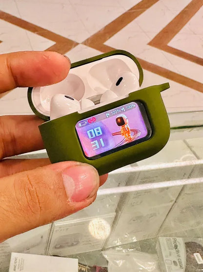 Silicone AirPods Case with Keychain – Shockproof Cover