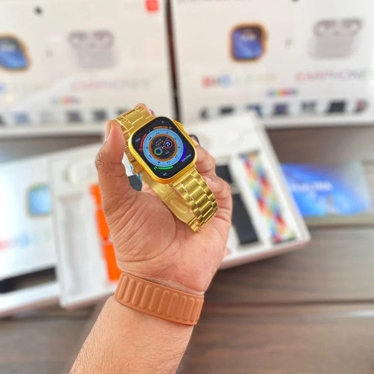 i20 Ultra Max Suit Smartwatch with Earphones