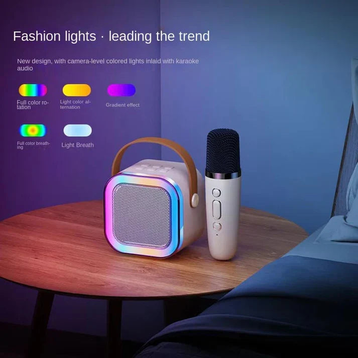Wireless Karaoke Mic Set – Portable Bluetooth Speaker
