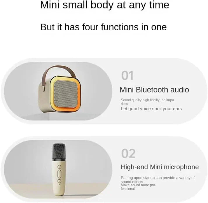 Wireless Karaoke Mic Set – Portable Bluetooth Speaker